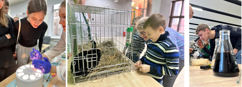 Школьники и их родители на один день окунулись в мир аграрного хозяйства на «Дне открытых дверей»!