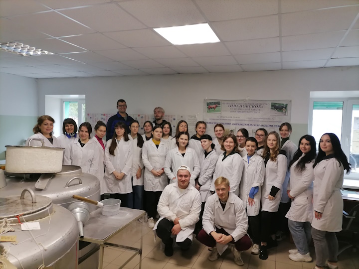 Выездное занятие в условиях АО «Ивановское по племенной работе»