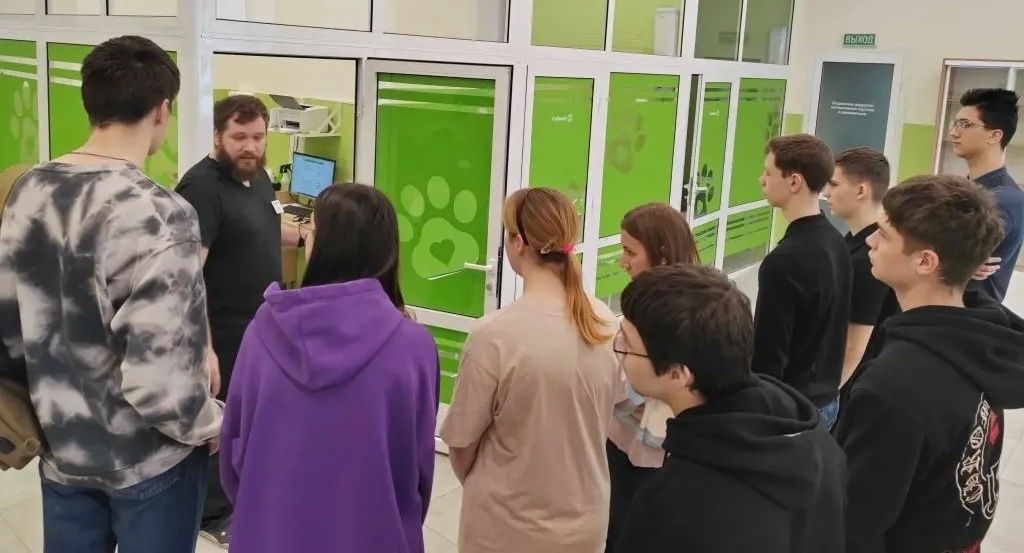 Агроклассники знакомятся с работой Университетского ветеринарного центра!