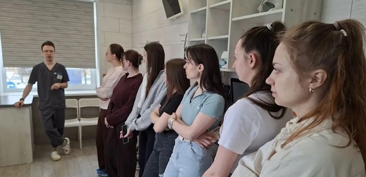 Практическое занятие по дисциплине «Внутренние незаразные болезни» на базе ветклиники Малвин!
