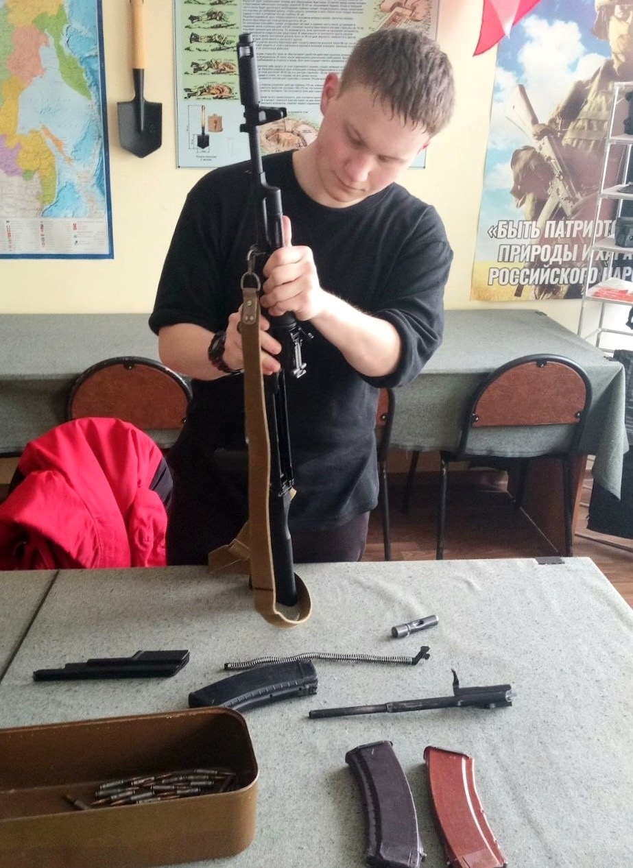 Занятие для курсантов военно-патриотического клуба Верхневолжского ГАУ