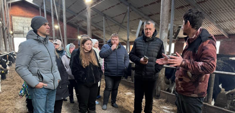 Выездное практическое занятие в СПК имени Арсения