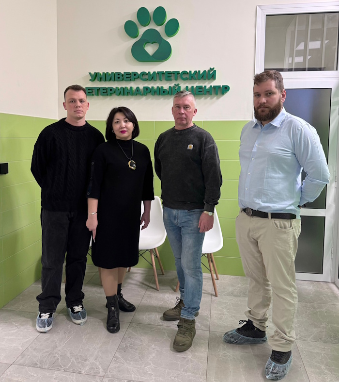 Наш ветеринарный центр посетили коллеги из Астраханского государственного университета